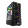 Sharkoon HEX RGB Caja Ordenador Negro Escritorio ATX Micro-ATX Mini-ITX Ventana Lateral Vidrio Templado