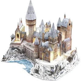 Explora EXP3301045403120 - Rompecabezas 3D Castillo de Hogwarts con Iluminación, Licencia Harry Potter, para mayores de 8 años