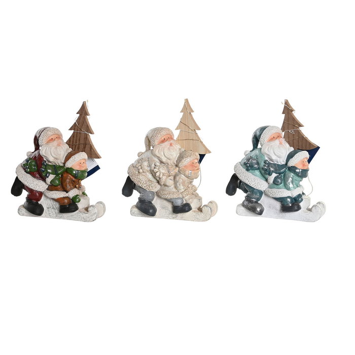 DKD Home Decor Figura Resina LED Surtido de 3 Unidades DKD Home Decor Figura Resina LED Surtido de 3 Unidades