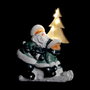 DKD Home Decor Figura Resina LED Surtido de 3 Unidades
