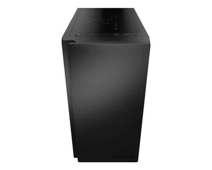 COUGAR Caja Mini Torre Purity, Chasis PC Negro para Placas micro-ATX y Mini-ITX, con 4 Ranuras, 2 Bahías 2.5", 2 Bahías 3.5" y Filtro Anti-Polvo