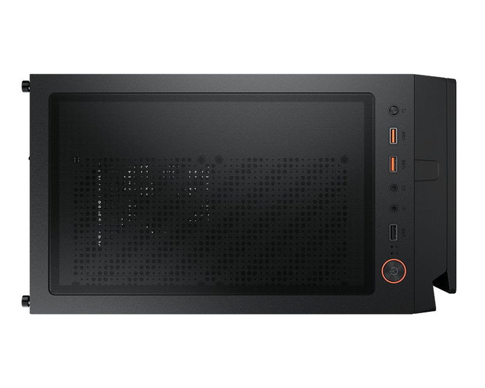 COUGAR Caja Mini Torre Purity, Chasis PC Negro para Placas micro-ATX y Mini-ITX, con 4 Ranuras, 2 Bahías 2.5", 2 Bahías 3.5" y Filtro Anti-Polvo
