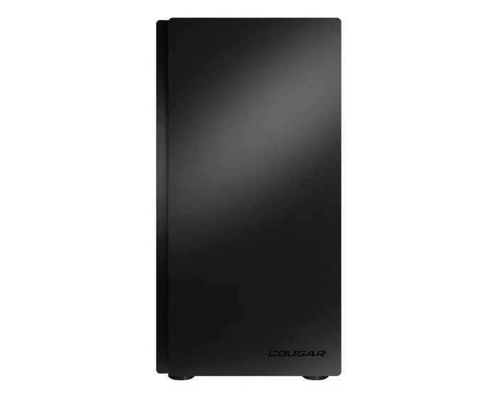 COUGAR Caja Mini Torre Purity, Chasis PC Negro para Placas micro-ATX y Mini-ITX, con 4 Ranuras, 2 Bahías 2.5", 2 Bahías 3.5" y Filtro Anti-Polvo