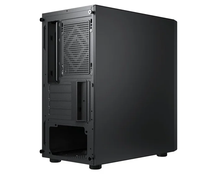 COUGAR Caja Mini Torre Purity, Chasis PC Negro para Placas micro-ATX y Mini-ITX, con 4 Ranuras, 2 Bahías 2.5", 2 Bahías 3.5" y Filtro Anti-Polvo