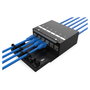 Digitus DN-93708-6 Caja de Consolidación de Red con 6 Puertos Keystone Negro Acero