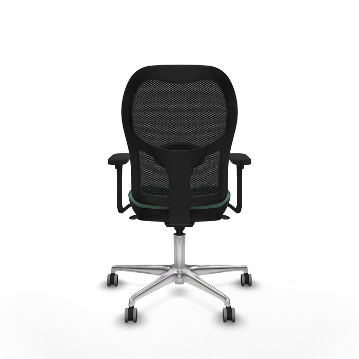 PIQUERAS Y CRESPO Silla de oficina Jorquera con mecanismo Sincro, Verde esmeralda y Negro PIQUERAS Y CRESPO Silla de oficina Jorquera con mecanismo Sincro, Verde esmeralda y Negro