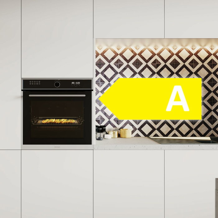 Cecotec Horno integrable Bolero Hexa AF316000 Edge A 81L 3400W AirFryer Vapor Clase A Negro