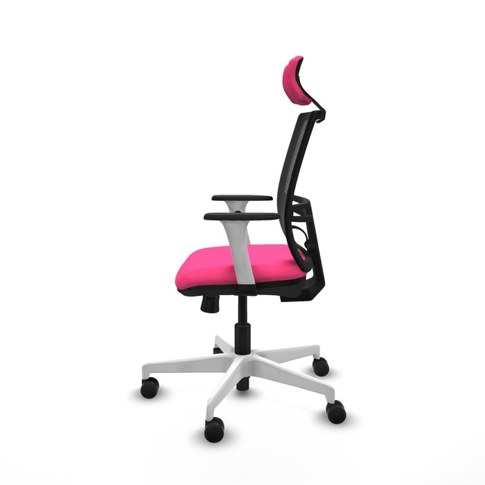 PIQUERAS Y CRESPO Silla de oficina Yunquera Rosa y Negro PIQUERAS Y CRESPO Silla de oficina Yunquera Rosa y Negro