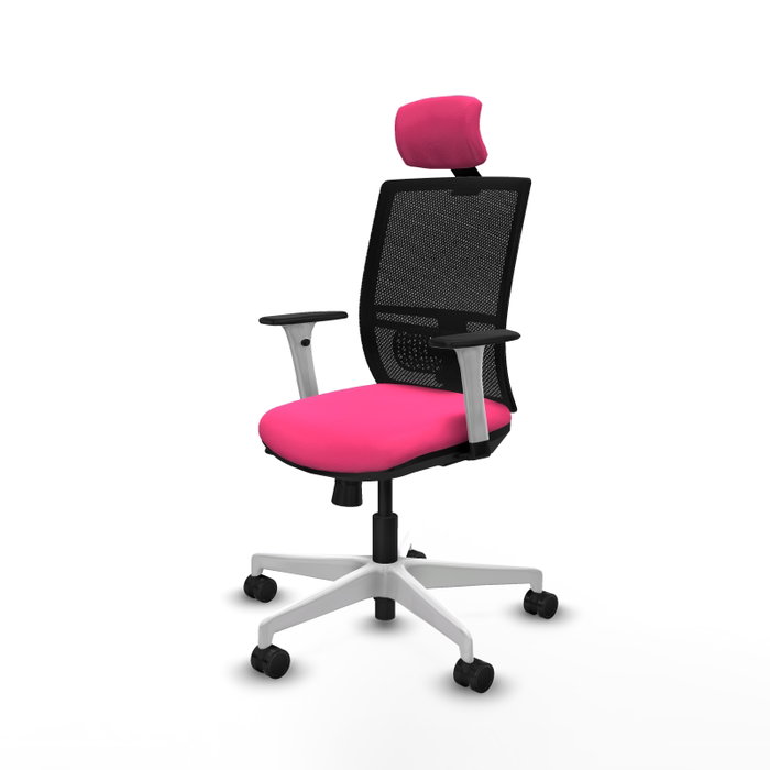 PIQUERAS Y CRESPO Silla de oficina Yunquera Rosa y Negro PIQUERAS Y CRESPO Silla de oficina Yunquera Rosa y Negro