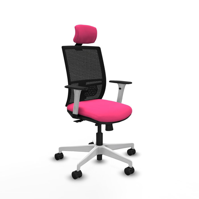 PIQUERAS Y CRESPO Silla de oficina Yunquera Rosa y Negro PIQUERAS Y CRESPO Silla de oficina Yunquera Rosa y Negro