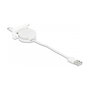 DeLOCK Cable USB Easy 45 Modul USB 2.0 Tipo-A a Tipo-C Blanco