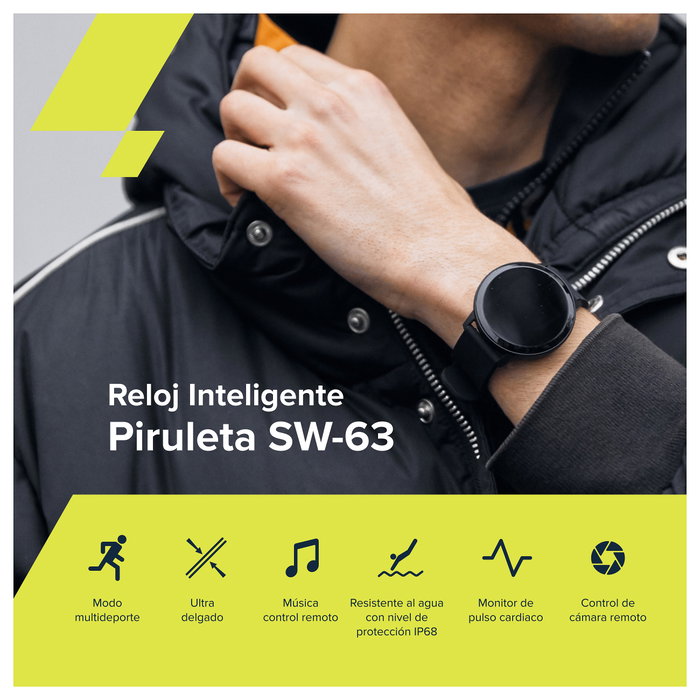 Canyon Lollypop SW-63 Smartwatch Negro
