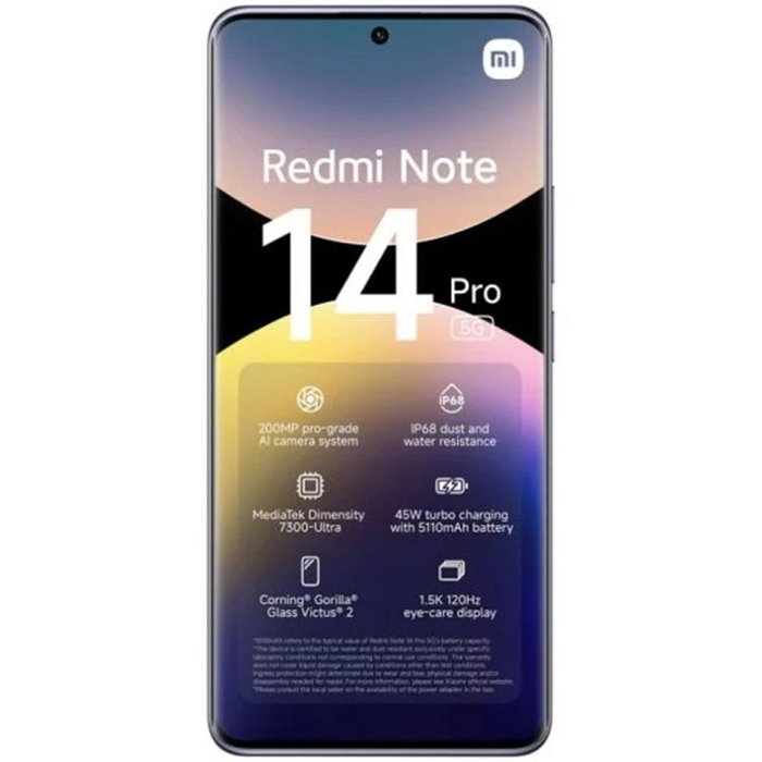 Xiaomi Redmi Note 14 Pro 5G 256GB 8GB RAM Violeta Lavanda Xiaomi Redmi Note 14 Pro 5G 256GB 8GB RAM Violeta Lavanda