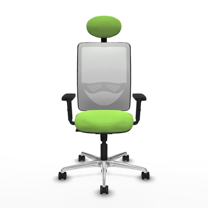 PIQUERAS Y CRESPO Silla de oficina Zulema Pistacho y Blanco PIQUERAS Y CRESPO Silla de oficina Zulema Pistacho y Blanco