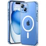 Just in Case Funda para iPhone 15 Transparente MagSafe Compatible con Anillo Magnético - TPU Resistente a Golpes y Rayones - Modelo 8305923