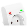 Digitus Adaptador de protección contra sobretensión Blanco