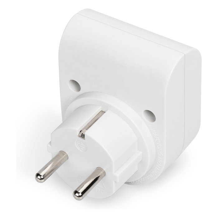 Digitus Adaptador de protección contra sobretensión Blanco