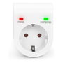 Digitus Adaptador de protección contra sobretensión Blanco