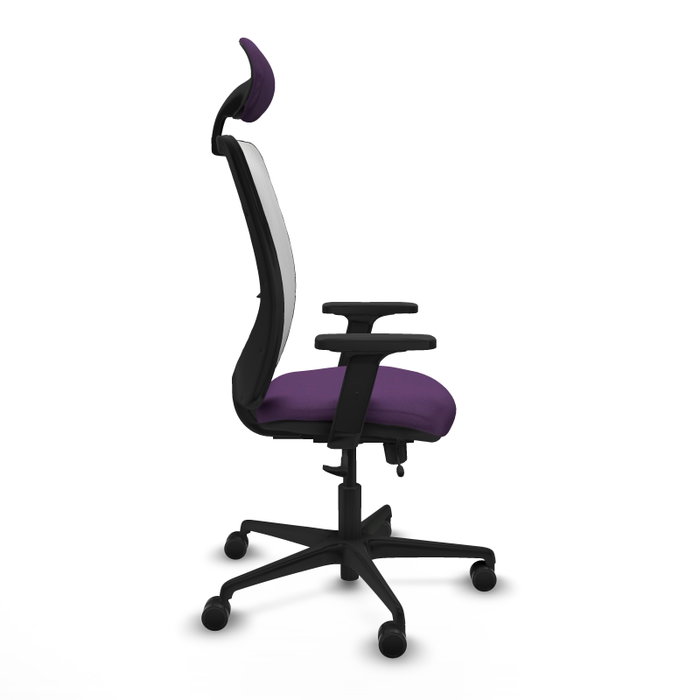 PIQUERAS Y CRESPO Silla de oficina Zulema Morada y Blanca