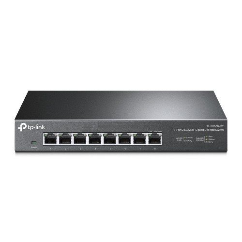 TP-Link TL-SG108-M2 Switch 8 Puertos 2.5G Multi-Gigabit Negro TP-Link TL-SG108-M2 Switch 8 Puertos 2.5G Multi-Gigabit Negro