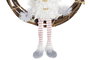 DKD Home Decor Decoracion Colgante Navidad Alpina Blanco Ratán LED 10 x 38 x 37 cm (3 Unidades)