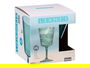 Leknes Copa Rayas Verde 400 ml con dimensiones 9x18.5x9 cm (Set de 24)