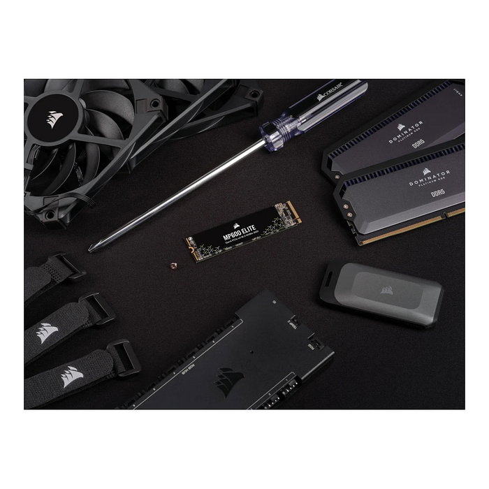 Corsair MP600 ELITE 2TB M.2 2280 PCIe 4.0 x4 NVMe SSD - Cifrado AES 256-bit (CSSD-F2000GBMP600ENH)