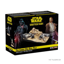 Atomic Mass Games Juego Mesa Star Wars Shatterpoint You Cannot Run Duel Pack (Expansión) - Miniaturas Obi-Wan Kenobi vs Darth Vader, 2 Jugadores, Multilingüe, WP30