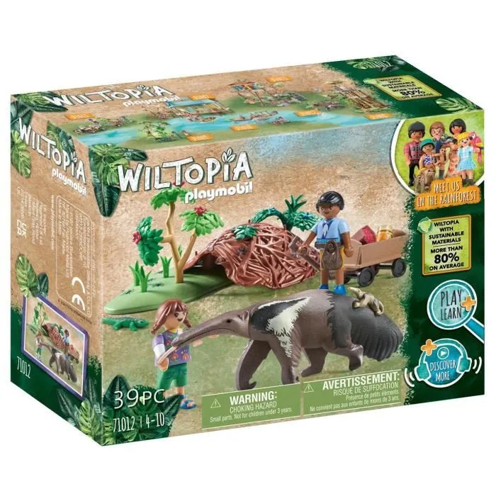 Playmobil Wiltopia Cuidado del Oso Hormiguero