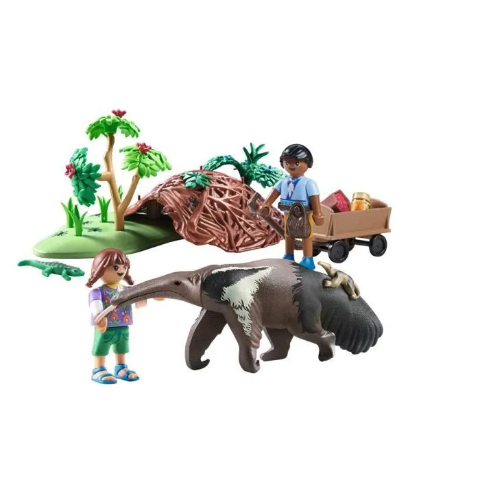 Playmobil Wiltopia Cuidado del Oso Hormiguero