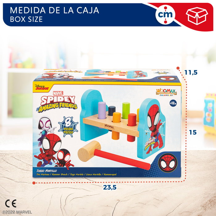 WOOMAX Spidey y su superequipo Juguete martillo bebé