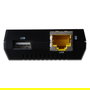 Digitus USB-Netzwerkserver 1-Port, Printserver, NAS y USB-HUB, 1x USB 2.0, LAN Ethernet 10/100 Mbit/s, FTP/SMB/CIFS, Negro