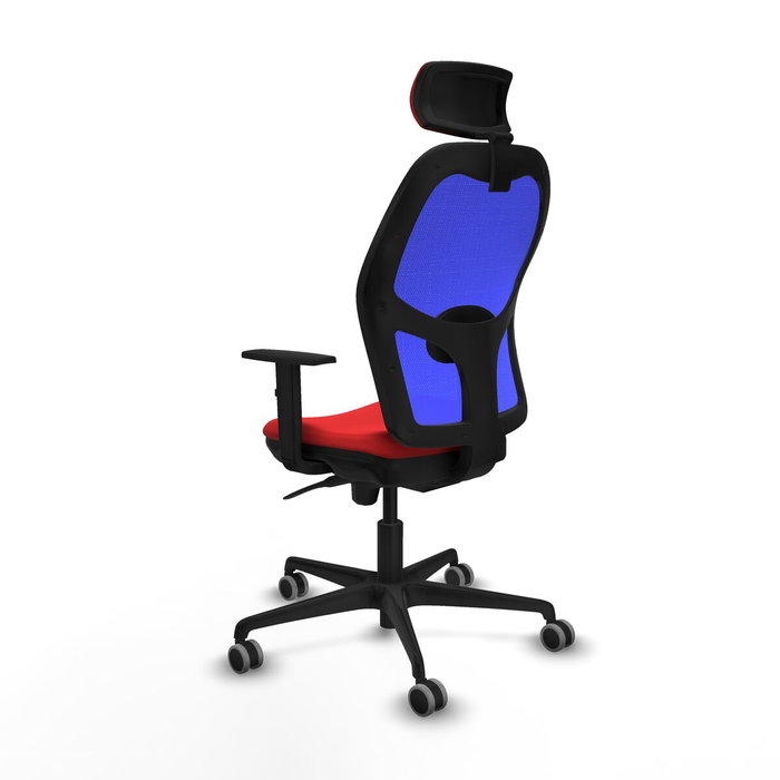 PIQUERAS Y CRESPO Silla de oficina Jorquera con mecanismo Sincro, Rojo y Azul PIQUERAS Y CRESPO Silla de oficina Jorquera con mecanismo Sincro, Rojo y Azul