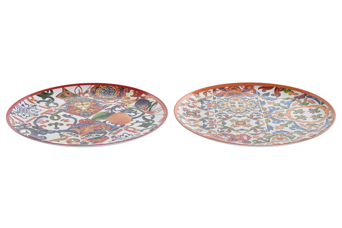 DKD Home Decor Plato de Melamina Limones SICILIA 2024 Surtido Rojo y Azul DKD Home Decor Plato de Melamina Limones SICILIA 2024 Surtido Rojo y Azul