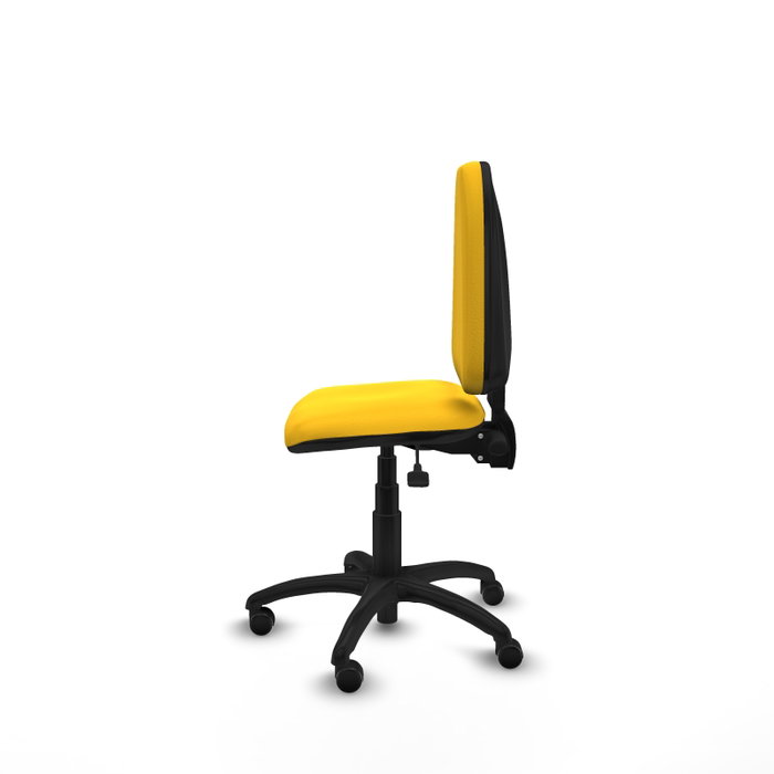 PIQUERAS Y CRESPO Silla de oficina Aýna en Similpiel Amarillo