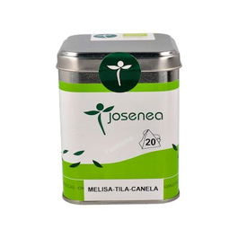 JOSENEA Infusión Melisa Tila Canela Lata 20 Sobres
