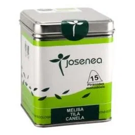 JOSENEA Infusión Melisa Tila Canela Lata 20 Sobres