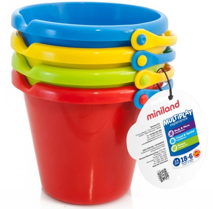 Miniland Juego Cubo Set de 4 Unidades