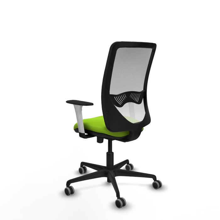 PIQUERAS Y CRESPO Silla de oficina Zulema con mecanismo Sincro/Traslack, Pistacho y Blanco PIQUERAS Y CRESPO Silla de oficina Zulema con mecanismo Sincro/Traslack, Pistacho y Blanco