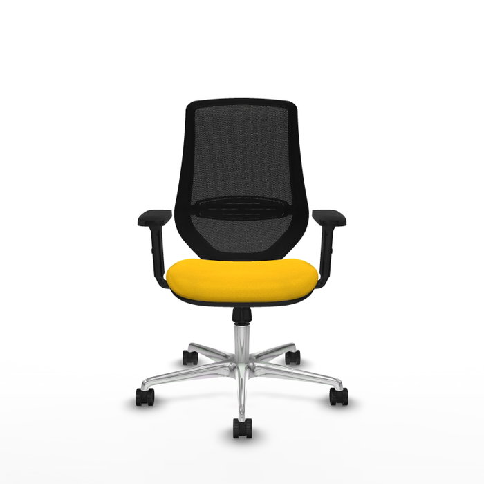 PIQUERAS Y CRESPO Silla de oficina Mardos con mecanismo Sincro, Amarillo y Negro PIQUERAS Y CRESPO Silla de oficina Mardos con mecanismo Sincro, Amarillo y Negro