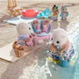 Epoch Toys Sylvanian Families: Familia de Nutrias Marinas Conjunto