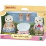 Epoch Toys Sylvanian Families: Familia de Nutrias Marinas Conjunto