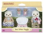Epoch Toys Sylvanian Families: Familia de Nutrias Marinas Conjunto