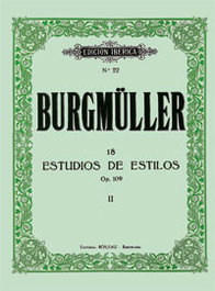 BOILEAU, 18 estudios de estilo op.109 - Johann Burgmüller