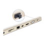 DeLOCK 64015 Cubierta antipolvo para USB Tipo C, 10 unidades, Negro