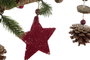 DKD Home Decor Decoracion Colgante Navidad Alpina Multicolor 2 Unidades