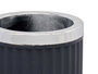 Berilo Vaso Multiuso Plástico Antracita 7.5x11.5x7.5 cm (Set de 32)