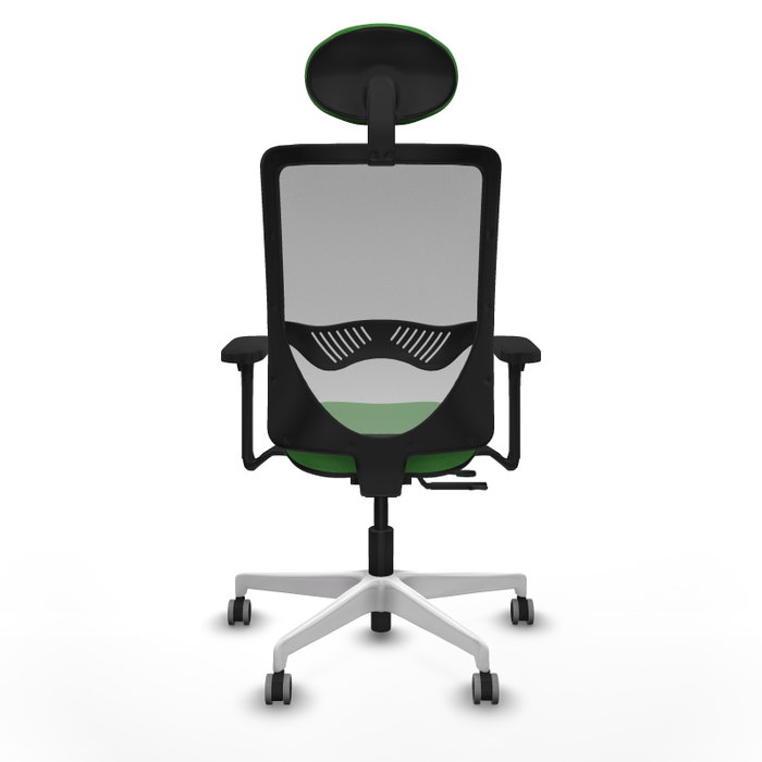 PIQUERAS Y CRESPO Silla de oficina Zulema Verde con malla Gris PIQUERAS Y CRESPO Silla de oficina Zulema Verde con malla Gris