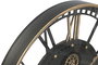 DKD Home Decor Reloj de Pared Loft Negro Dorado 100 x 9 x 100 cm