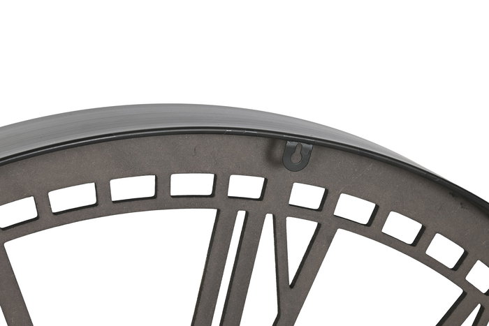 DKD Home Decor Reloj de Pared Loft Negro Dorado 100 x 9 x 100 cm